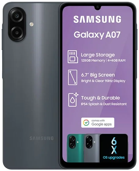 Representative catalogue image: Samsung Galaxy A07 128GB