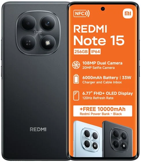 Representative catalogue image: Xiaomi Redmi Note 15 256GB