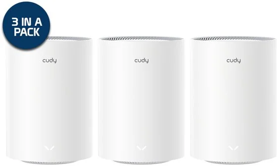 Representative catalogue image: Cudy M3600 Wi-Fi 7 Mesh (3-pack)