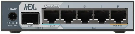 Representative catalogue image: MikroTik hEX S Router