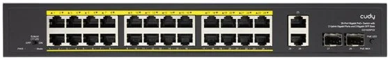 Representative catalogue image: Cudy 24-port Gigabit PoE Switch